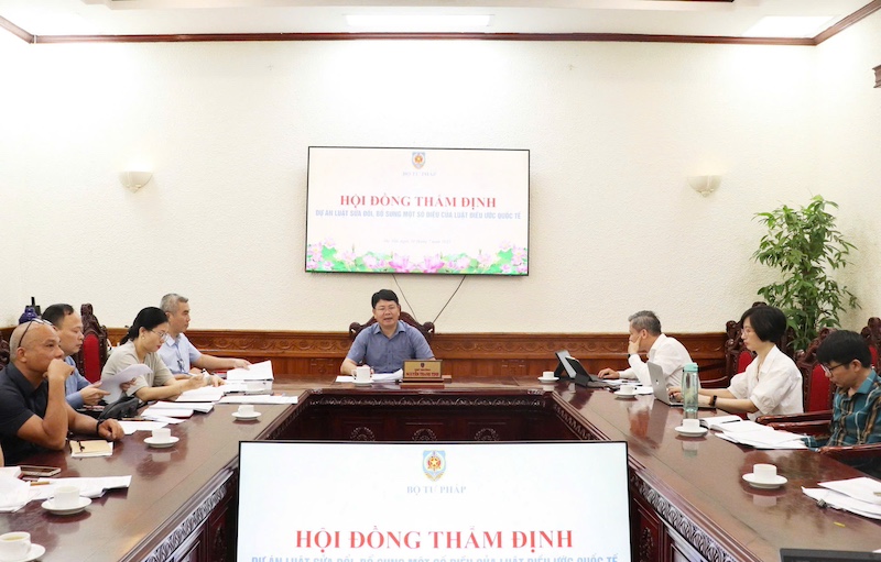 Thẩm định dự án Luật sửa đổi, bổ sung một số điều của Luật Điều ước quốc tế